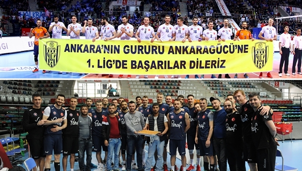 Ankaragücü - Halkbank dayanışması