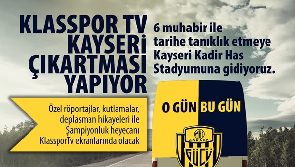 Klasspor TV, Kayseri çıkartması yapıyor