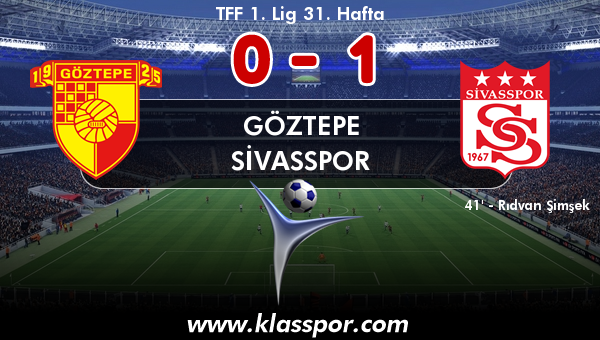Göztepe 0 - Sivasspor 1