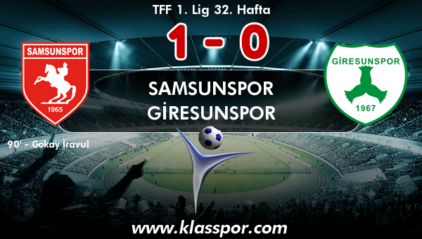 Samsunspor 1 - Giresunspor 0