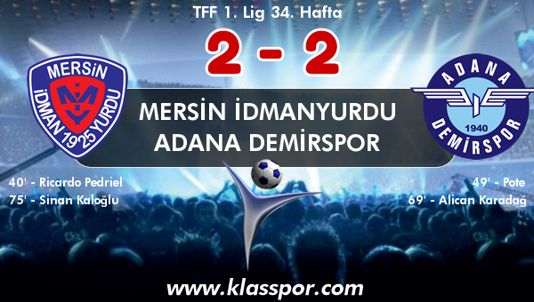 Mersin İdmanyurdu 2 - Adana Demirspor 2