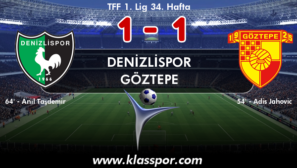 Denizlispor 1 - Göztepe 1