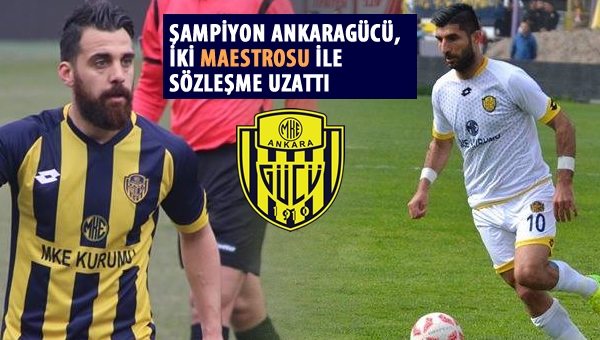 Ankaragücü, 'İki Maestro' ile sözleşme tazeledi