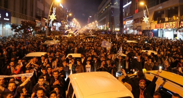 Erzurum'da TFF 1. Lig sevinci