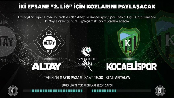 İki efsane "2. Lig" için kozlarını paylaşacak