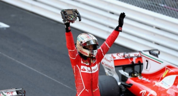 Monaco'da zafer Ferrari'nin