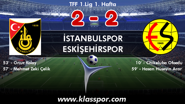 İstanbulspor 2 - Eskişehirspor 2