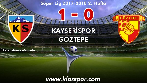 Kayserispor 1 - Göztepe 0