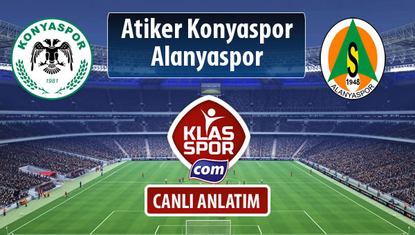 Atiker Konyaspor - Alanyaspor maç kadroları belli oldu...