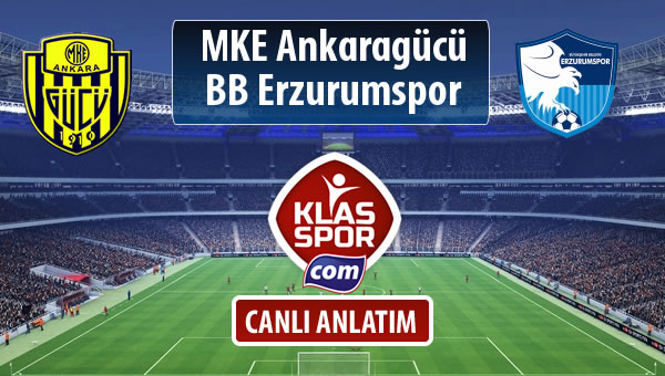 MKE Ankaragücü - BB Erzurumspor maç kadroları belli oldu...
