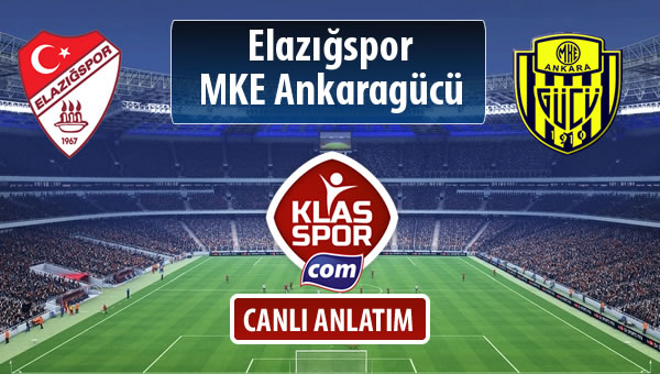 İşte Elazığspor - MKE Ankaragücü maçında ilk 11'ler