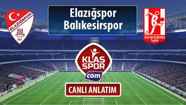 Elazığspor - Balıkesirspor Baltok maç kadroları belli oldu...