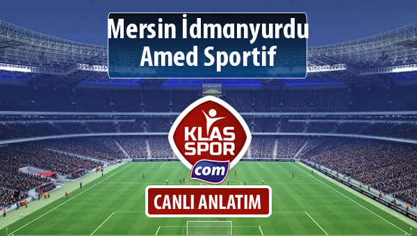 Mersin İdmanyurdu - Amed Sportif maç kadroları belli oldu...