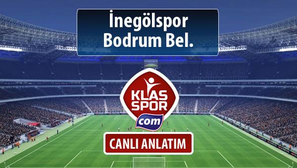 İnegölspor - Bodrum Bel. sahaya hangi kadro ile çıkıyor?