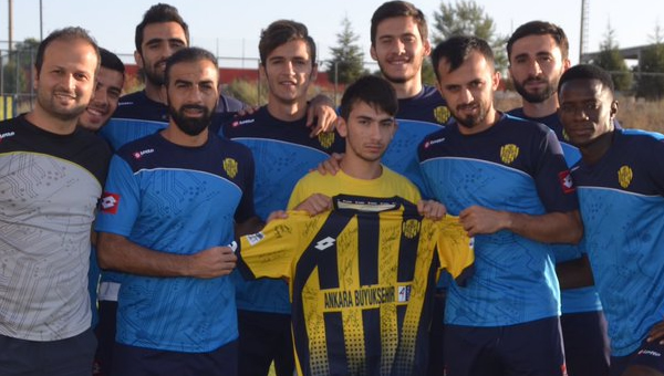 Ankaragücü'nde taraftar ziyareti: "Rüyada gibiyim"