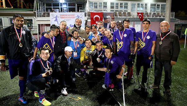 Ampute futbolda Türkiye Kupası Osmanlıspor'un
