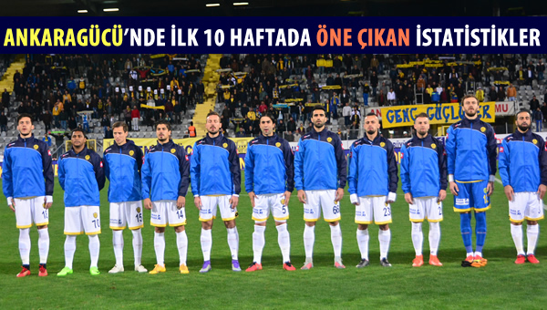 Ankaragücü'nde 10 haftanın ardından öne çıkanlar