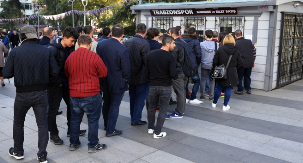 Trabzonspor-Galatasaray maçına yoğun ilgi
