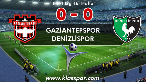 Gaziantepspor 0 - Denizlispor 0