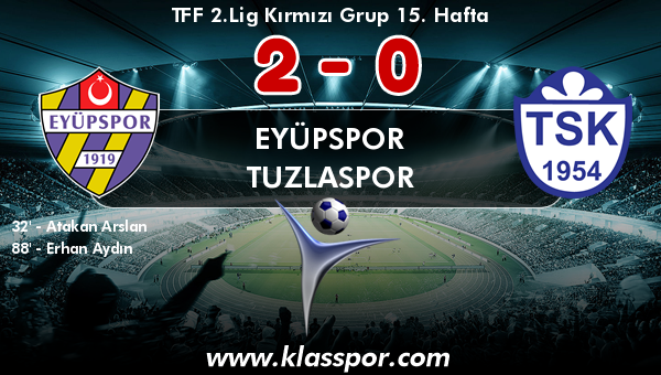 Eyüpspor 2 - Tuzlaspor 0