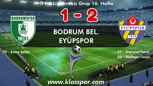 Bodrum Bel. 1 - Eyüpspor 2