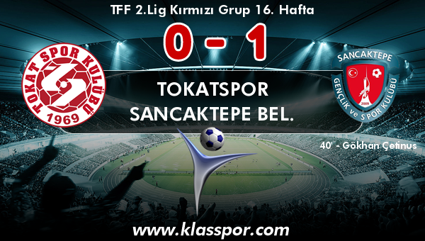 Tokatspor 0 - Sancaktepe Bel. 1