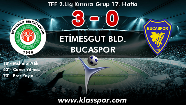 Etimesgut Bld. 3 - Bucaspor 0