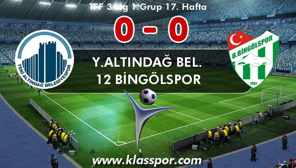 Y.Altındağ Bel. 0 - 12 Bingölspor 0