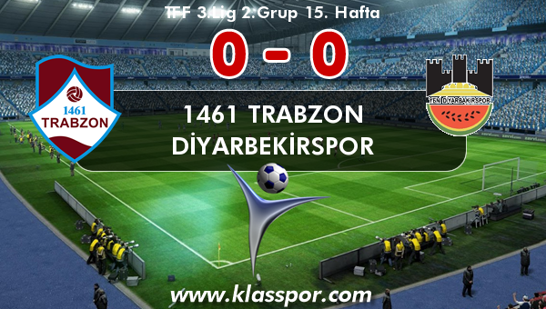 1461 Trabzon 0 - Diyarbekirspor 0