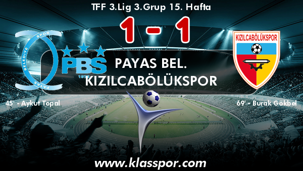 Payas Bel. 1 - Kızılcabölükspor 1