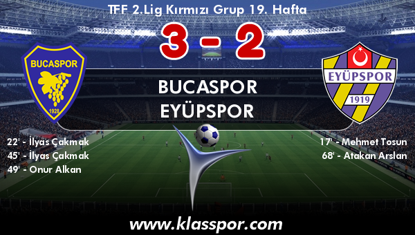 Bucaspor 3 - Eyüpspor 2