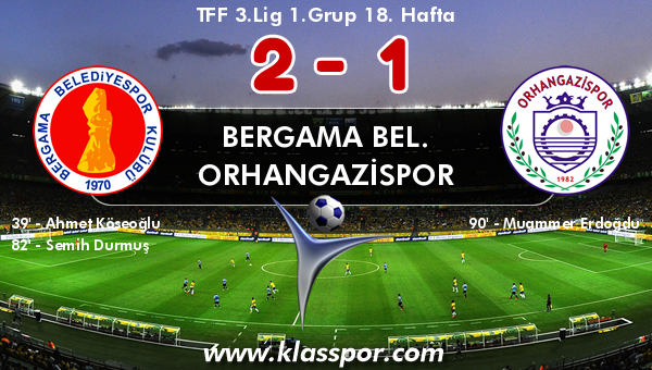 Bergama Bel. 2 - Orhangazispor 1