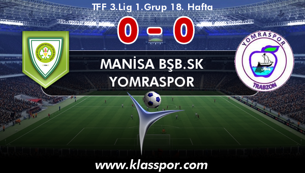 Manisa BŞB.SK 0 - Yomraspor 0