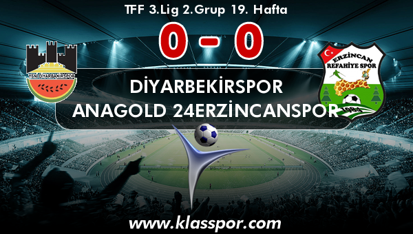 Diyarbekirspor 0 - Anagold 24Erzincanspor 0