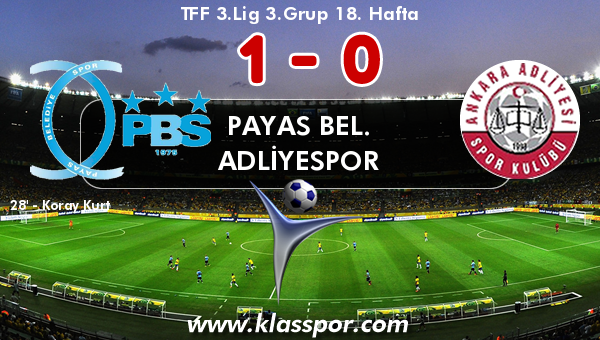 Payas Bel. 1 - Adliyespor 0