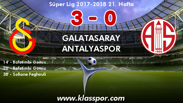 Galatasaray 3 - Antalyaspor 0