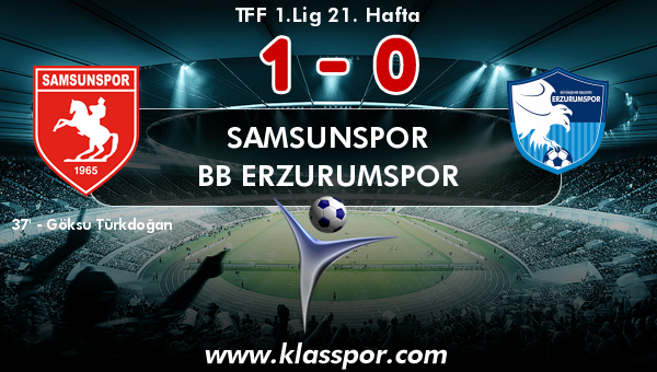 Samsunspor 1 - BB Erzurumspor 0