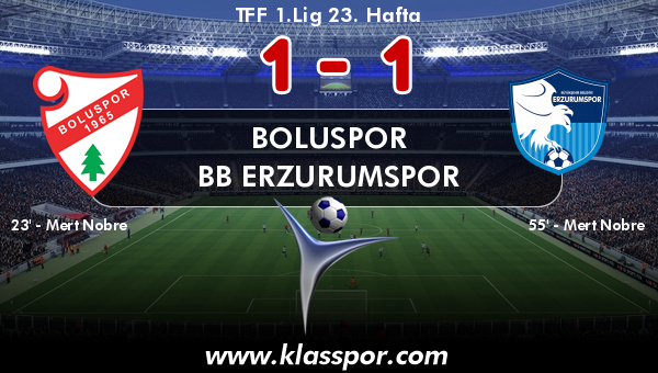 Boluspor 1 - BB Erzurumspor 1