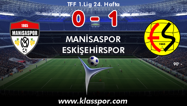 Manisaspor 0 - Eskişehirspor 1