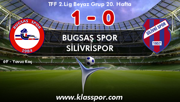 Bugsaş Spor 1 - Silivrispor 0