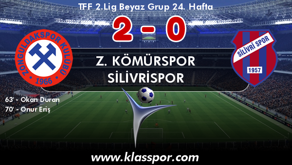 Z. Kömürspor 2 - Silivrispor 0