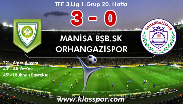 Manisa BŞB.SK 3 - Orhangazispor 0