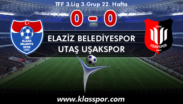 Elaziz Belediyespor 0 - Utaş Uşakspor 0