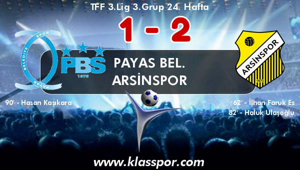 Payas Bel. 1 - Arsinspor 2