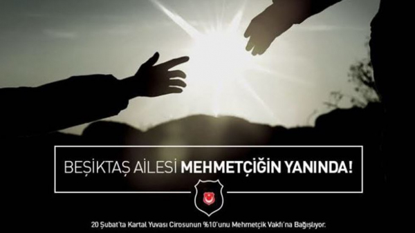 Beşiktaş'tan Mehmetçiğe anlamlı destek