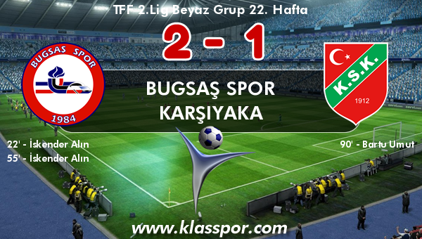 Bugsaş Spor 2 - Karşıyaka 1