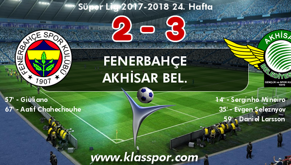 Fenerbahçe 2 - Akhisar Bel. 3