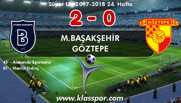 M.Başakşehir 2 - Göztepe 0