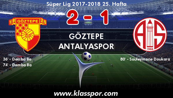 Göztepe 2 - Antalyaspor 1