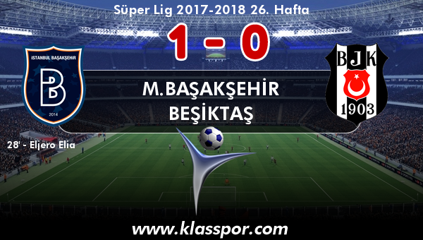 M.Başakşehir 1 - Beşiktaş 0